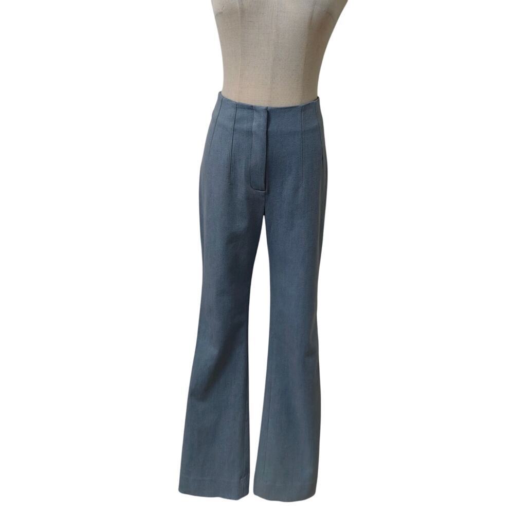 Veronica Beard Hawthorne Denim Pant Stretch-Denim Kick-Flare Pant US 10 - Picture 6 of 11